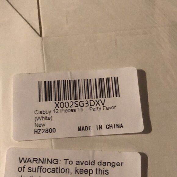 24 White Thank You Gift Boxes 8x8x4” factory sealed. - Picture 5 of 5